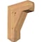 Ekena Millwork Traditional Craftsman Smooth Bracket, Western Red Cedar, 5 1/2"W x 18"D x 22"H BKT06X18X22TRA04SWR - alternate 1
